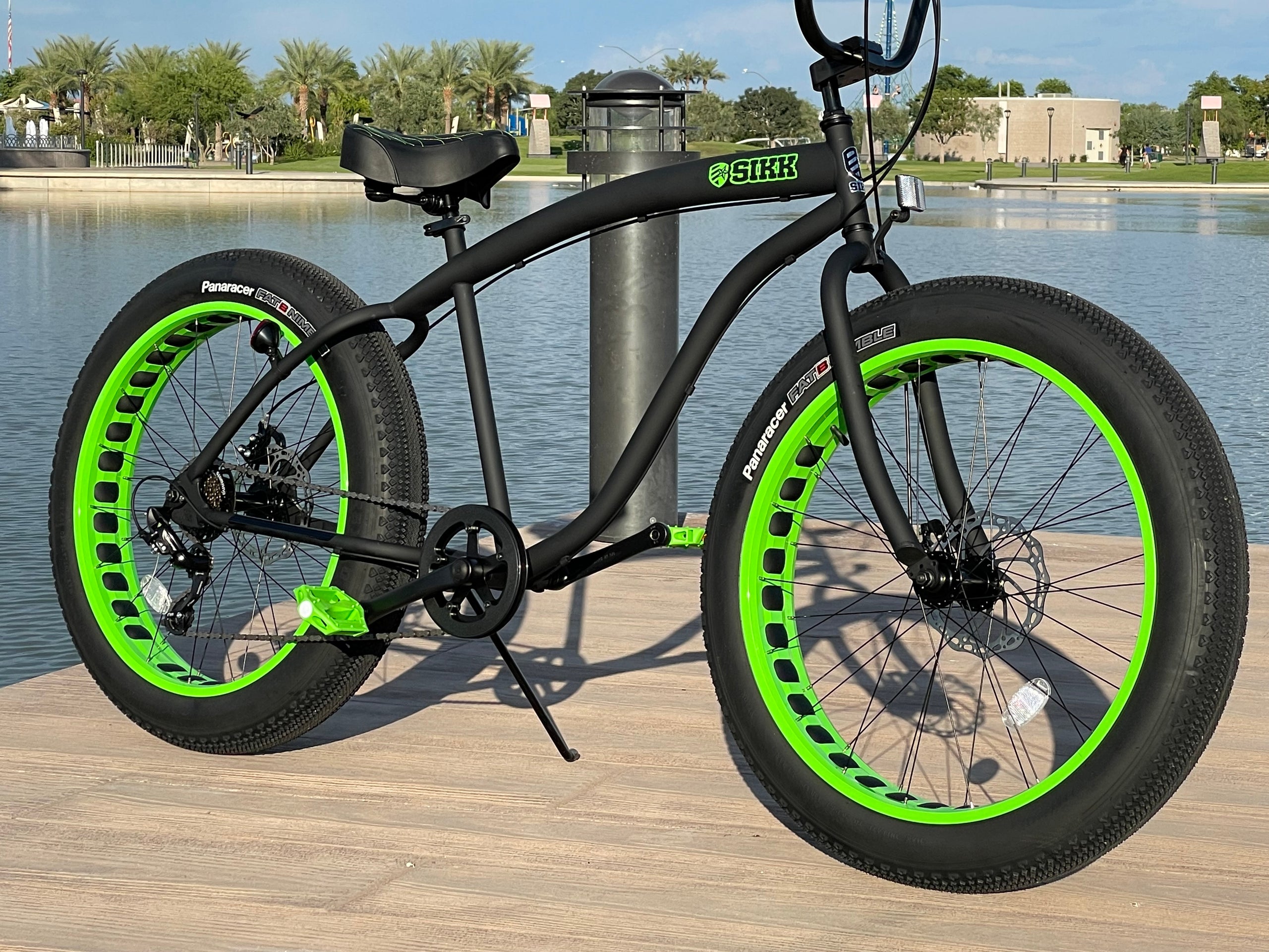 Fat clearance bike green
