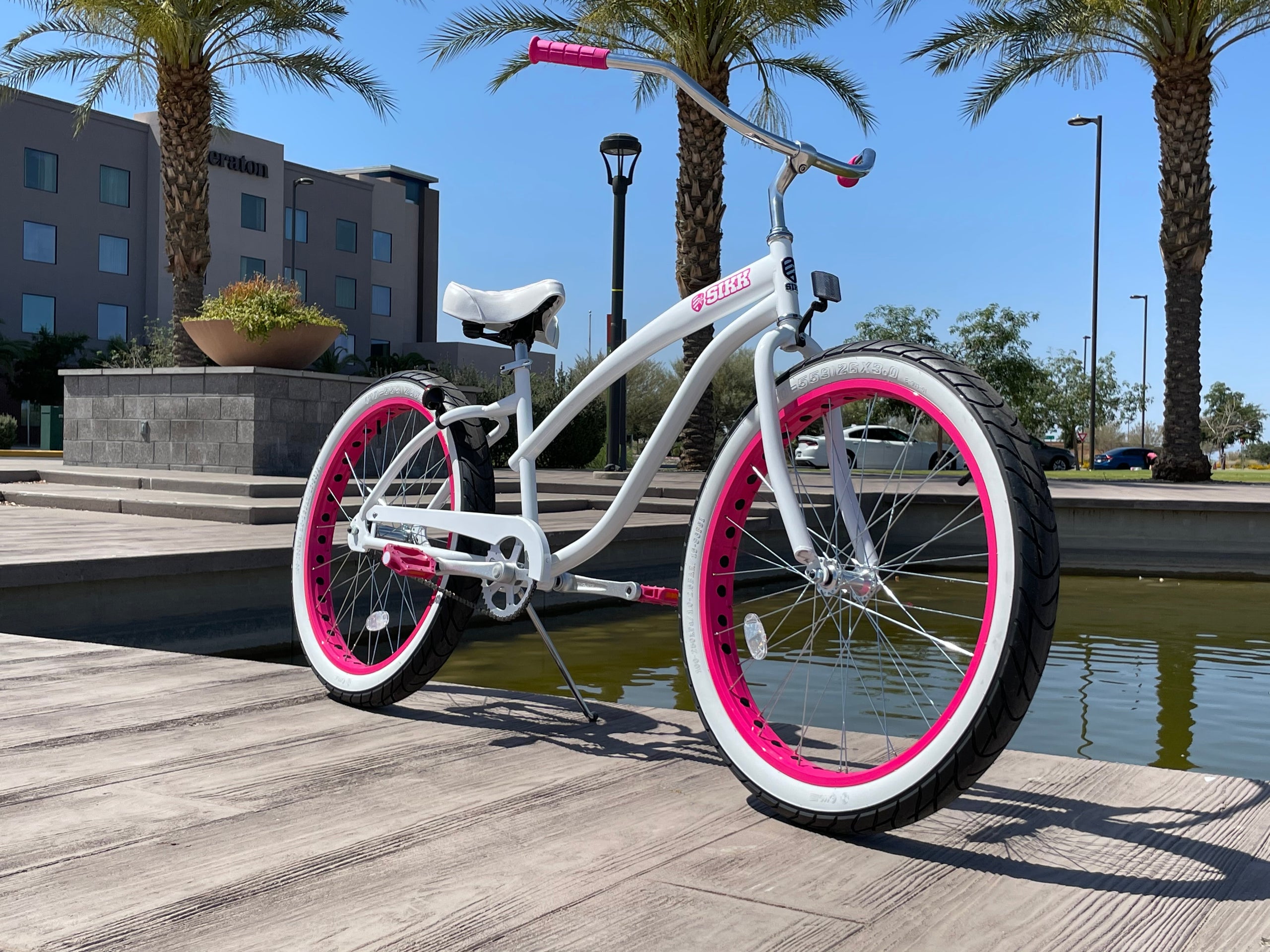 Pink bike tires discount