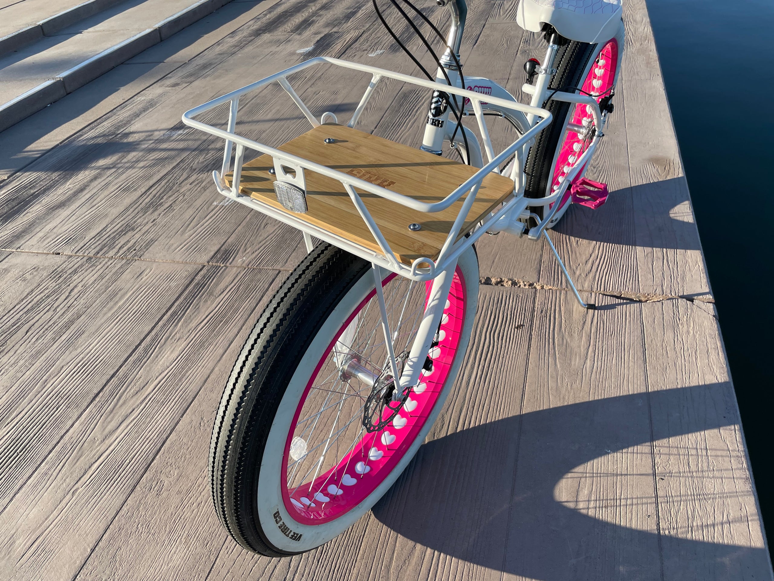 Beach cruiser cargo rack clearance