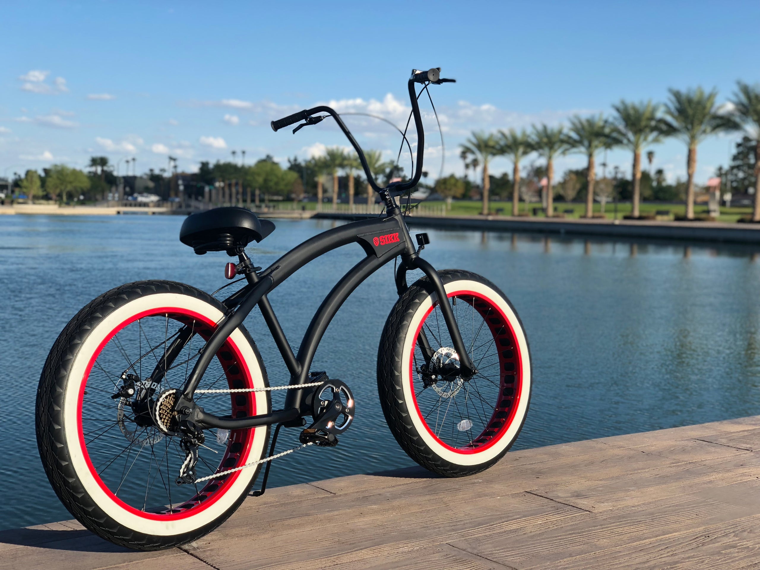 Fat tire beach cruiser frame clearance