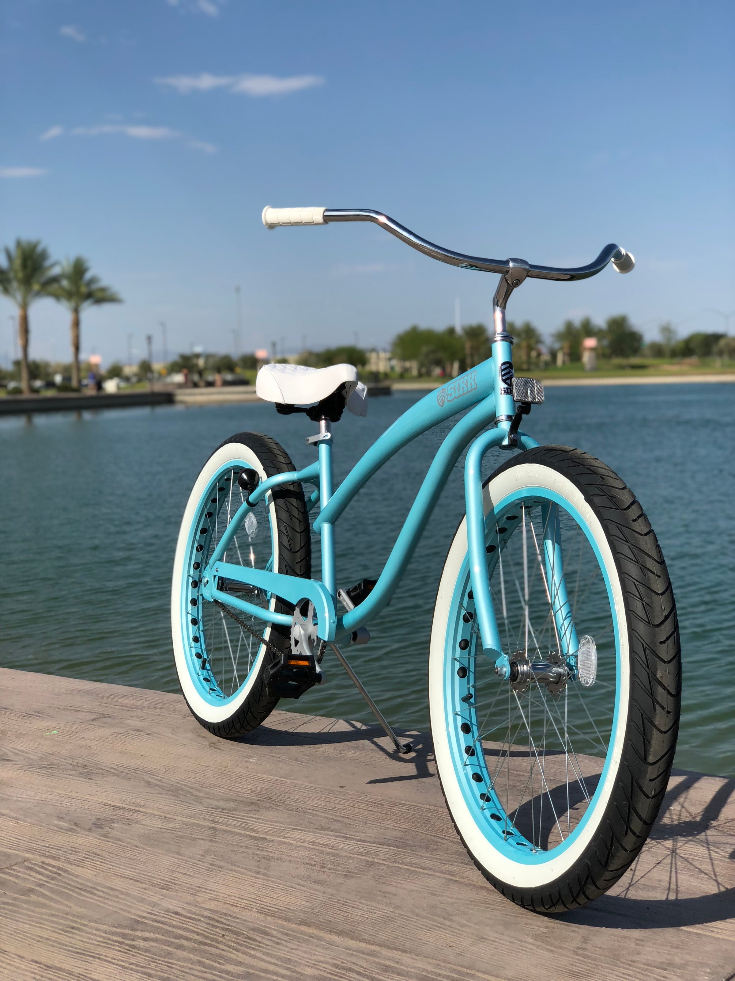 Beach cruiser sales white wall tires