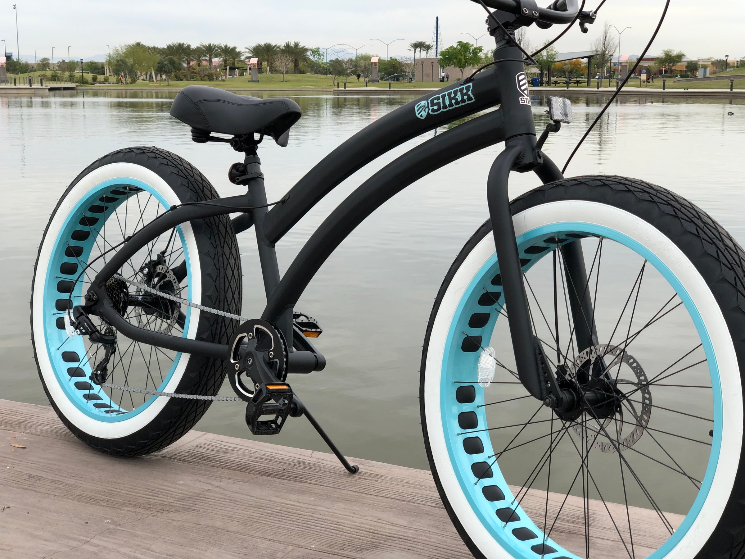 Women's aluminum frame cruiser outlet bike